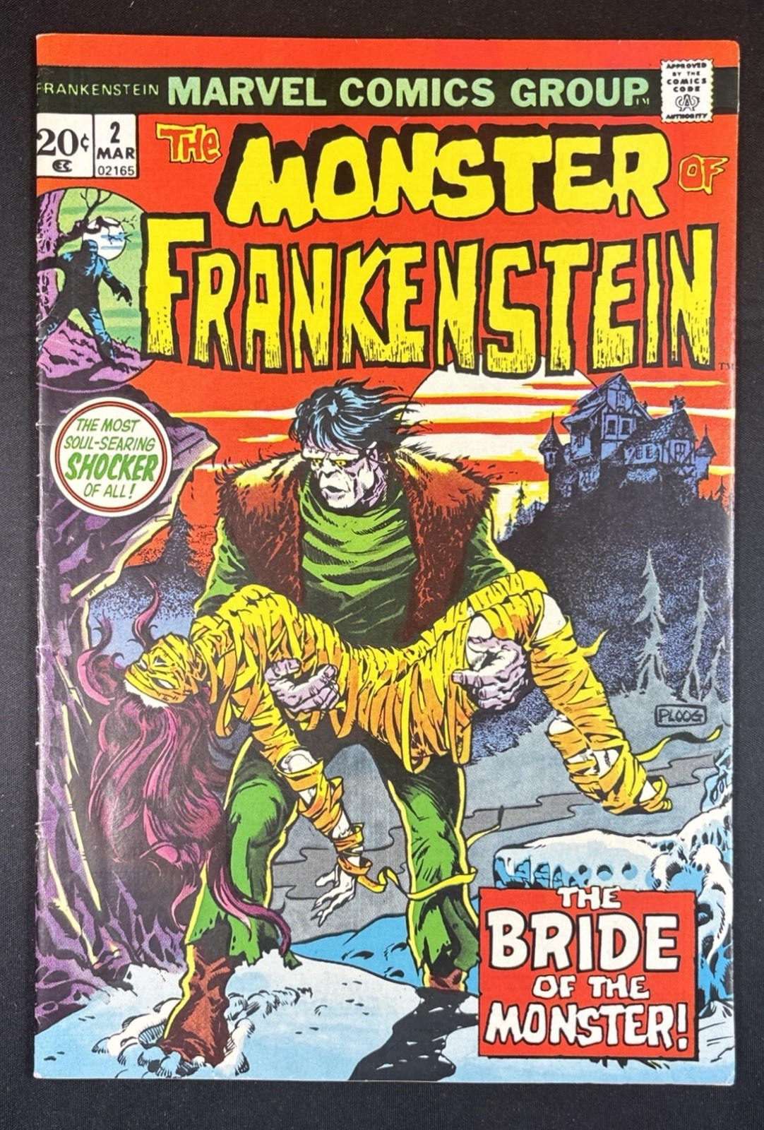 The Monster of Frankenstein #2 F/VF 7.0 1973 💥 1st Bride Of Frankenstein