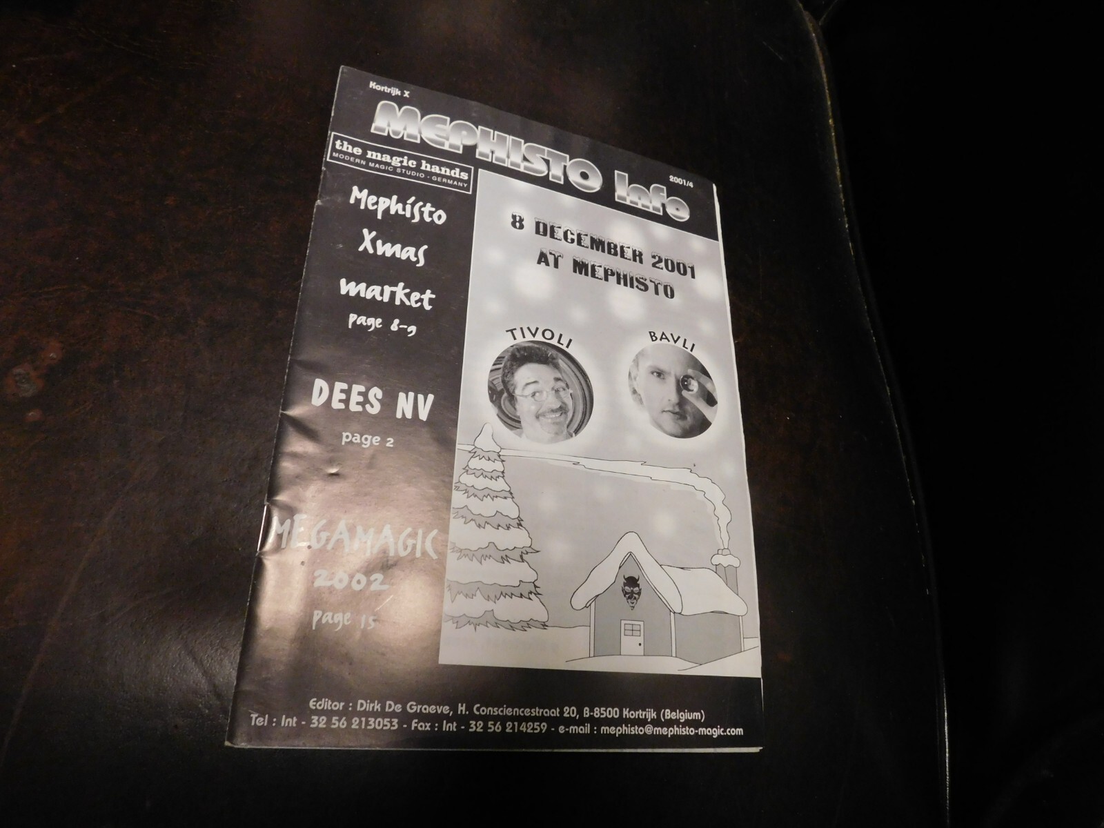 Mephisto Info Magazine of Magic April 2001 Mephisto Info Magazine of Magic April 2001