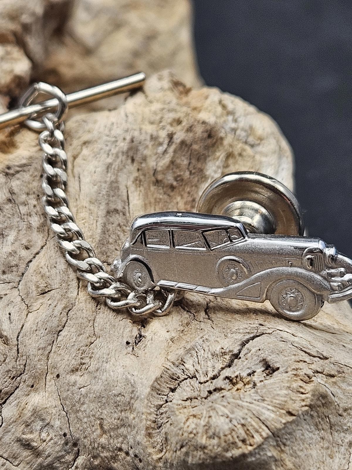 New Old Stock 1932 Chrysler Sterling Silver Tie Pin Vintage AAA Collector Series
