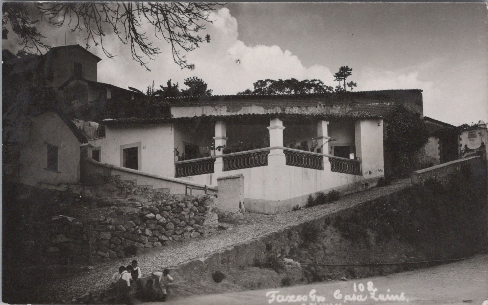 Taxco Gro Casa Ruins Hillside View Mexico RPPC Postcard Taxco Gro Casa Ruins Hillside View Mexico RPPC Postcard