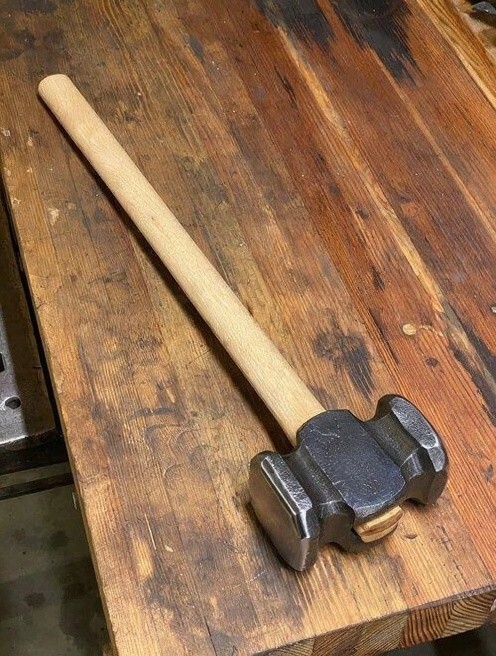 5 lbs Blacksmiths Hammer Heavy Weight Hammer Heavy Work & Good Balance Grip
