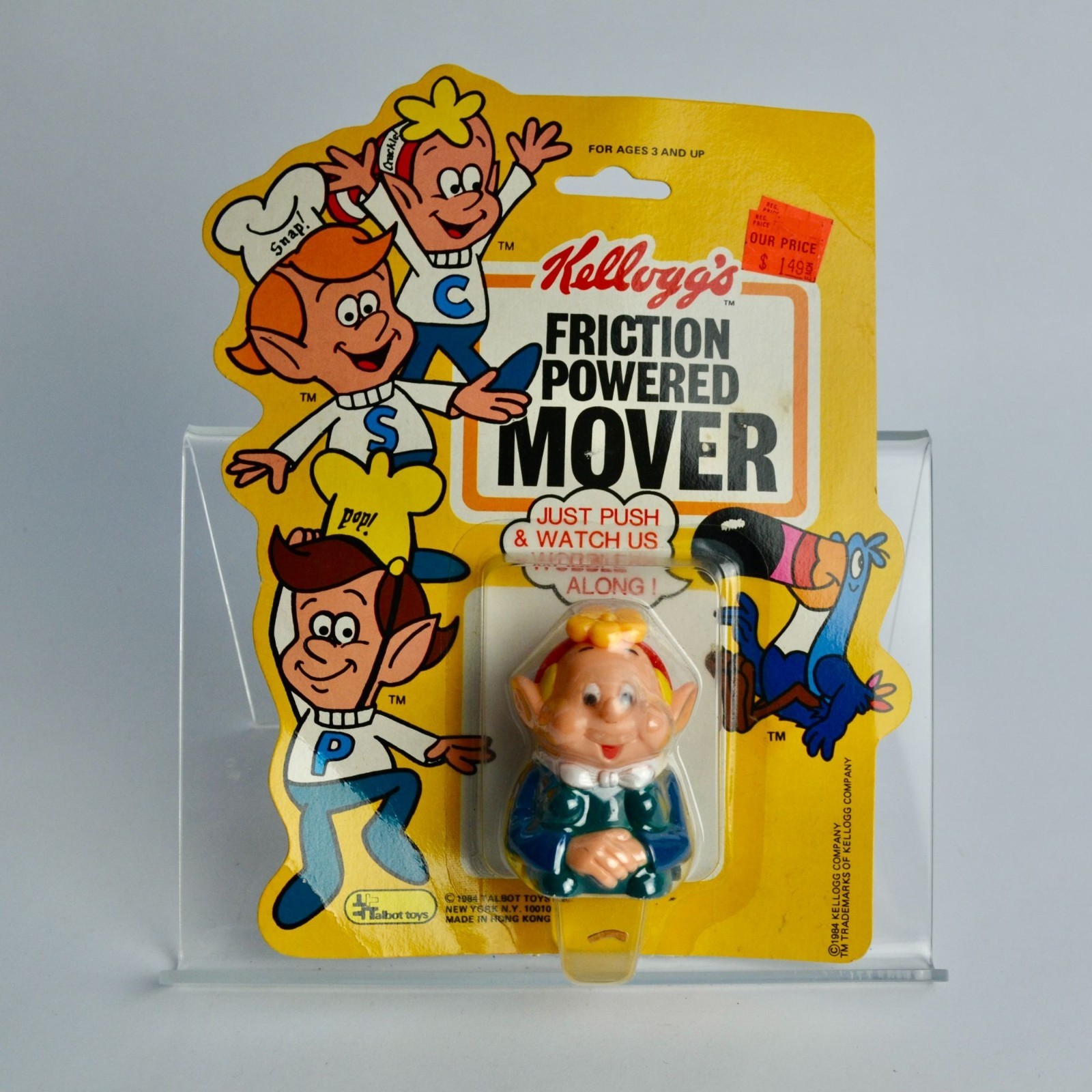 Kellogg's Friction Powered Mover Crackle NOS Vintage New Kellogg's Friction Powered Mover Crackle NOS Vintage New