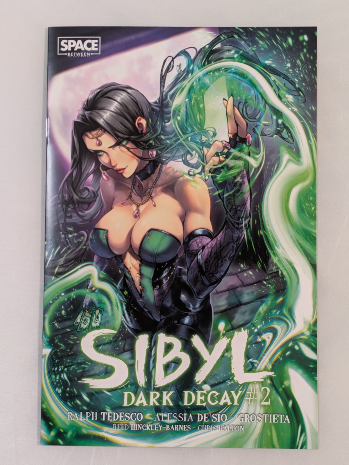 Sibyl Dark Decay #2 - Kickstarter - Ralph Tedesco - DRAX GAL Cover B Virgin