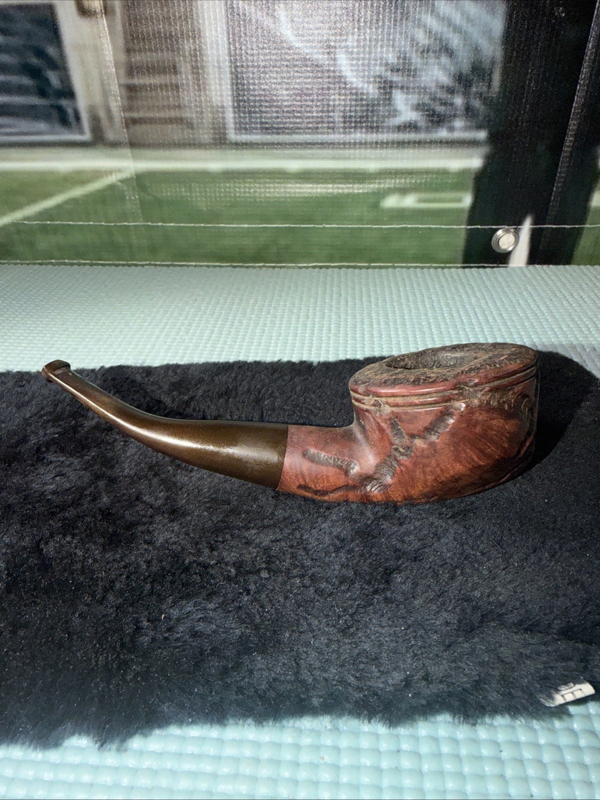 Vintage Rogers Rarity Imported Bruyere Wood Smoking Pipe Custom Made Vintage Rogers Rarity Imported Bruyere Wood Smoking Pipe Custom Made
