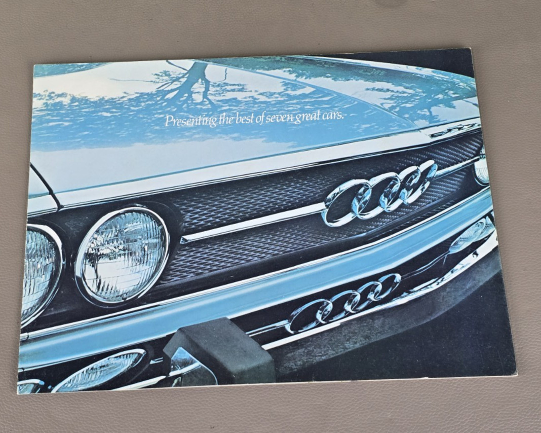 1973 Audi 100 LS 100 GL Preview Brochure P-418