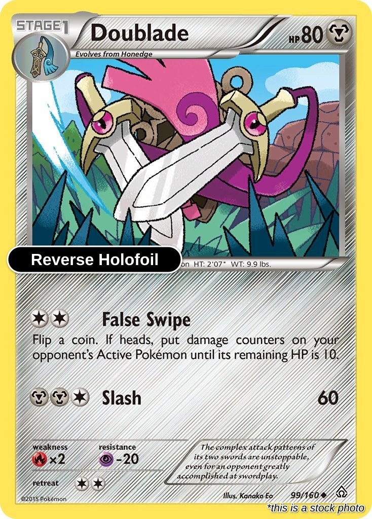 Doublade : PRC Reverse Holofoil - 99/160 Near Mint