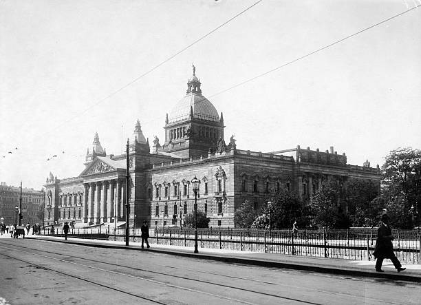 Germany Saxony Kingdom Leipzig The former Reichsgericht building i- Old Photo