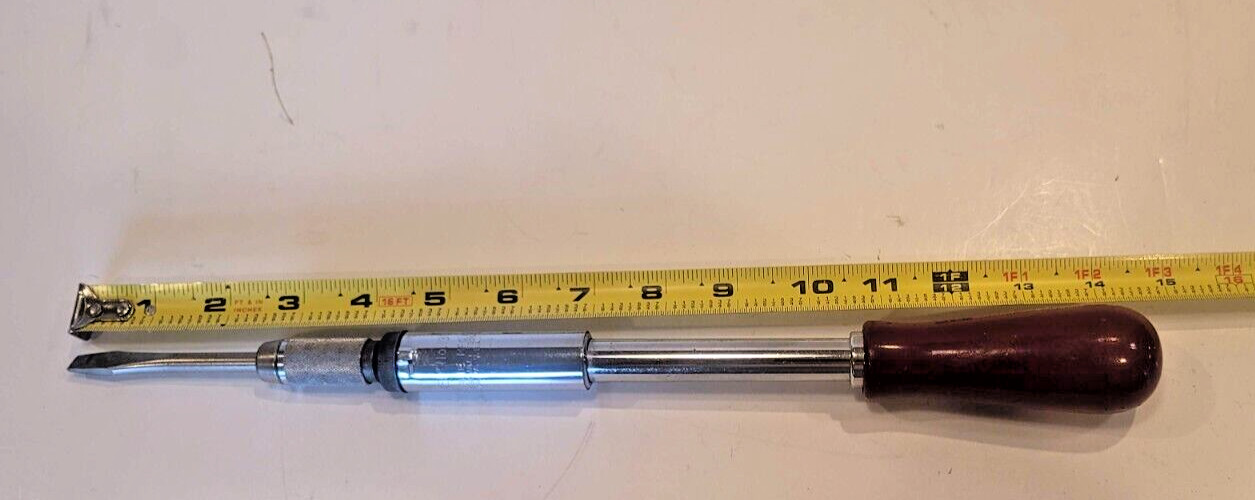 North bros. Yankee 130A ratchet screwdriver with Flat Bit EUC North bros. Yankee 130A ratchet screwdriver with Flat Bit EUC