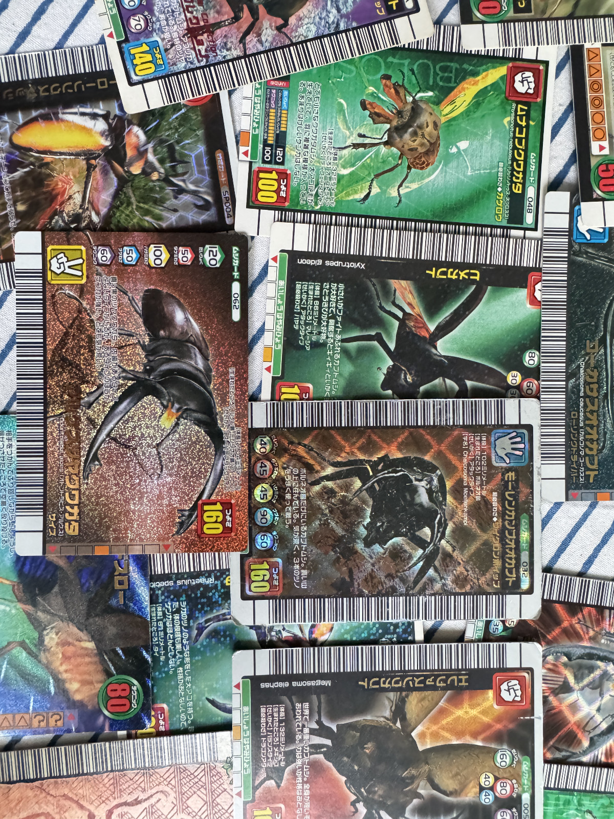 Mushiking Trading Card Bulk Set of around 100 cards Japanese early 2000s Mushiking Trading Card Bulk Set of around 100 cards Japanese early 2000s