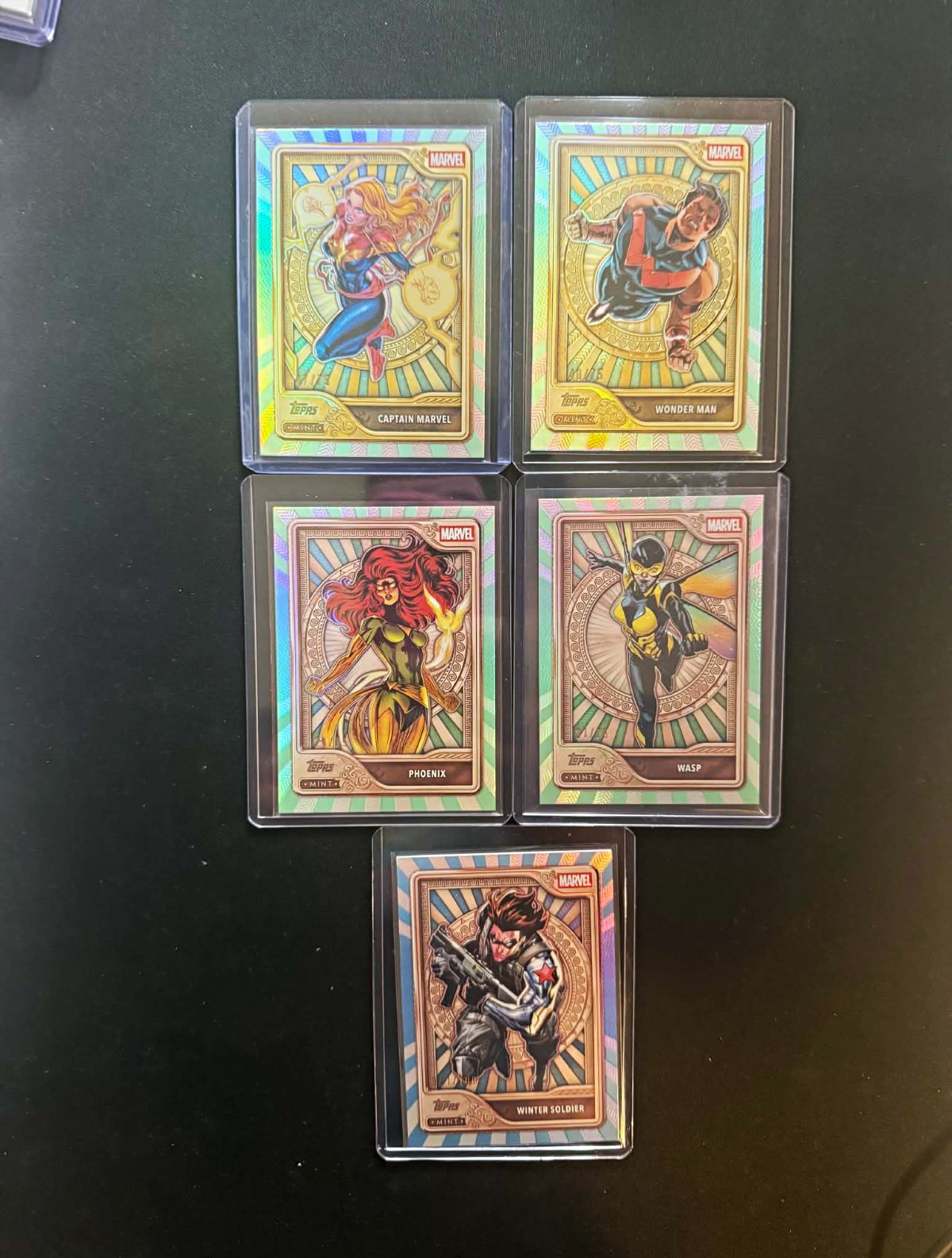 2026 Topps Marvel Mint /75 Four Card Lot And Winter Soldier /100
