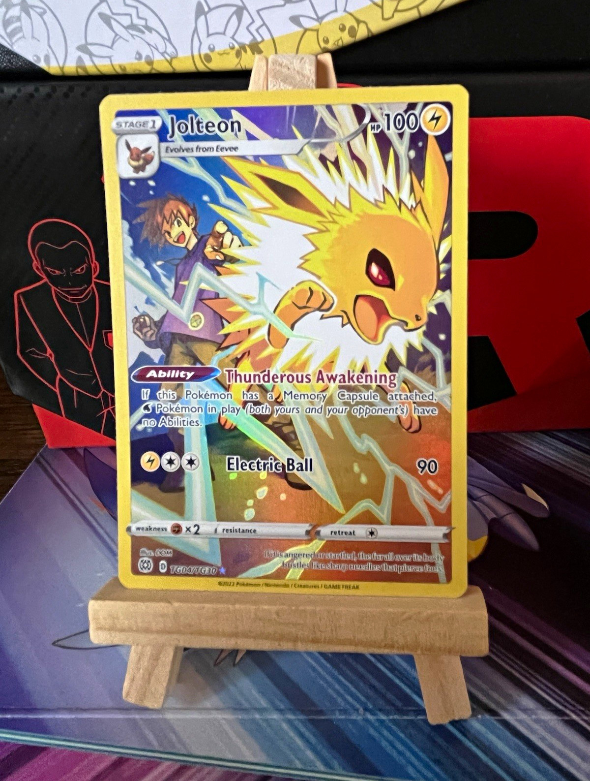 Pokémon TCG Jolteon TG04/TG30 Brilliant Stars TG Ultra Rare Holo English