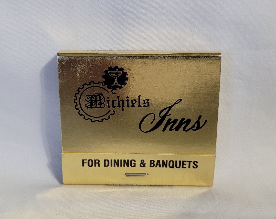 Vintage Michiels Inns Restaurant Wisconsin Matchbook Advertising Matches Full