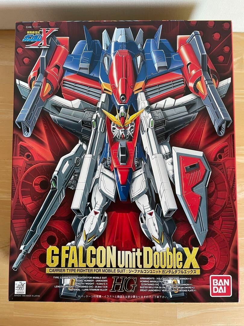 1/100 HG G Falcon Unit Gundam Double X Mobile New Century Gundam X 0055021 JAPAN