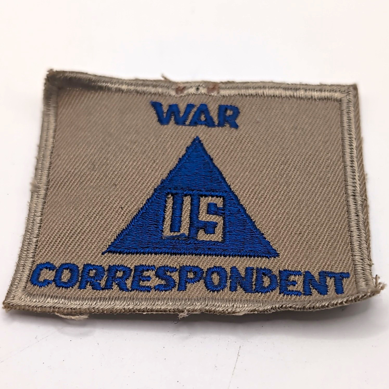 ​Vintage WWII US War Correspondent Shoulder Patch Original SSI Press ​