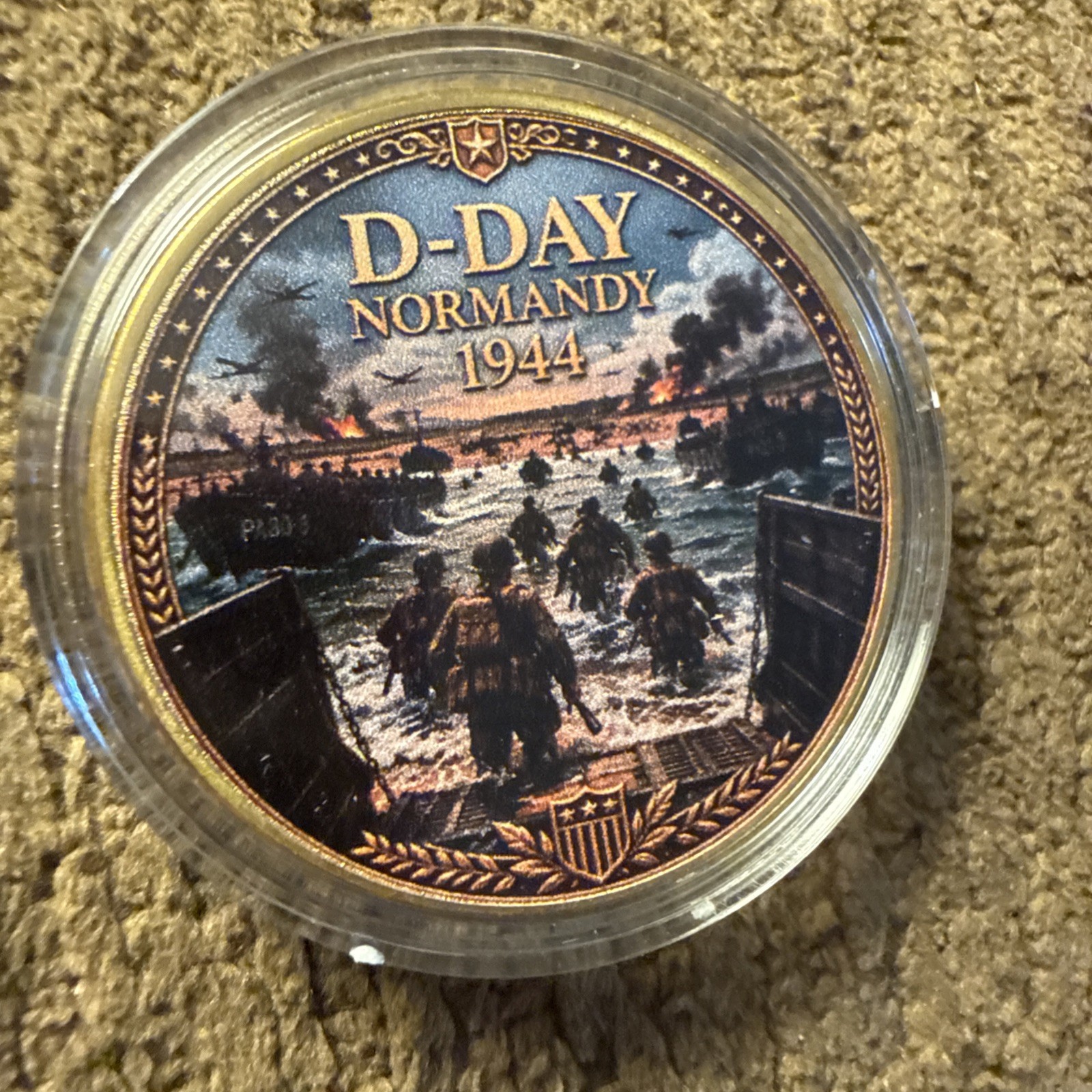 NEW For 2026 “D Day” 1944 Courage, Honor, And Sacrifice Collectible Coin
