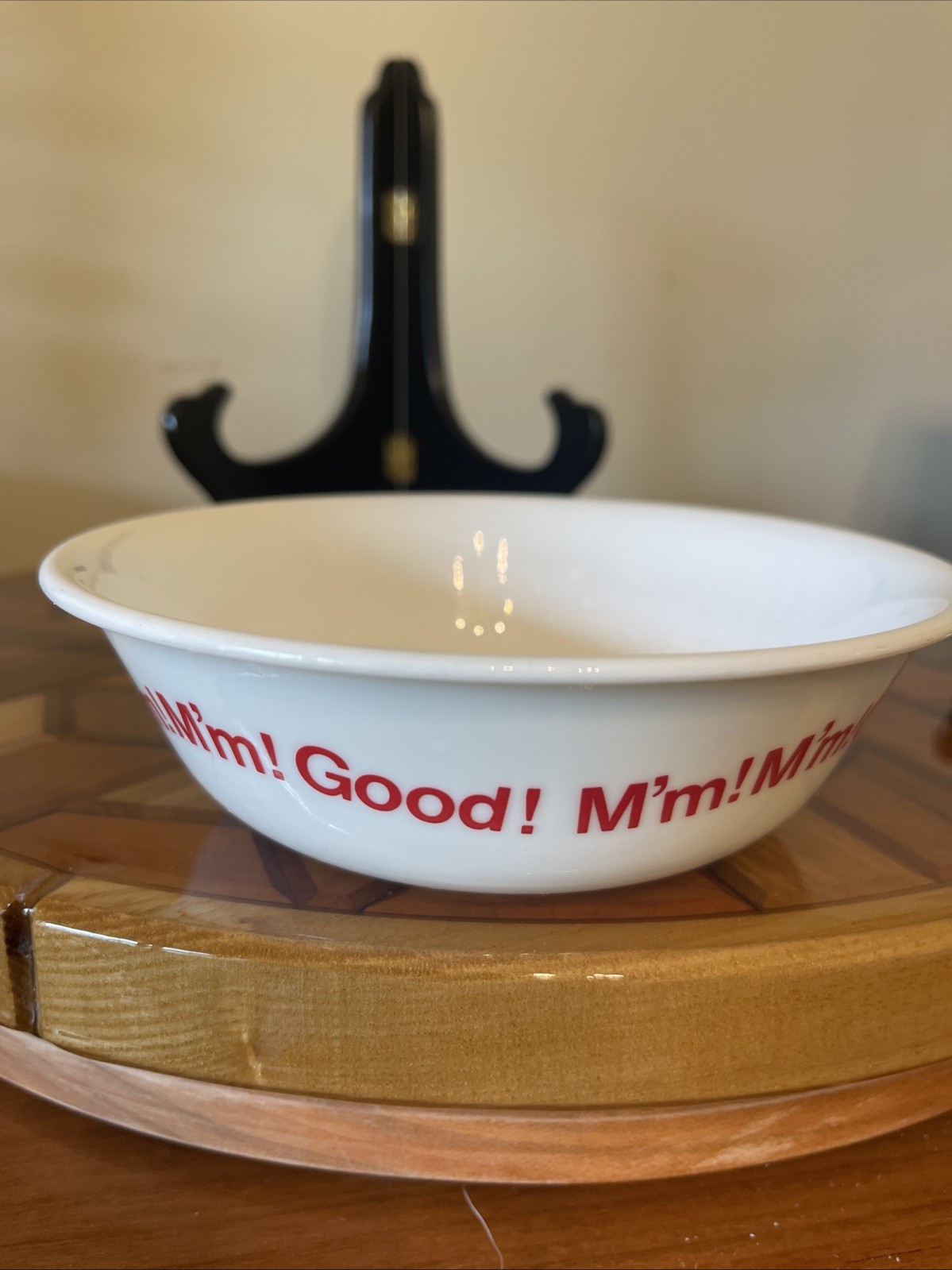 Vintage CORELLE CAMPBELL\'S SOUP BOWL M\'m M\'m Good 6” Wide 2\