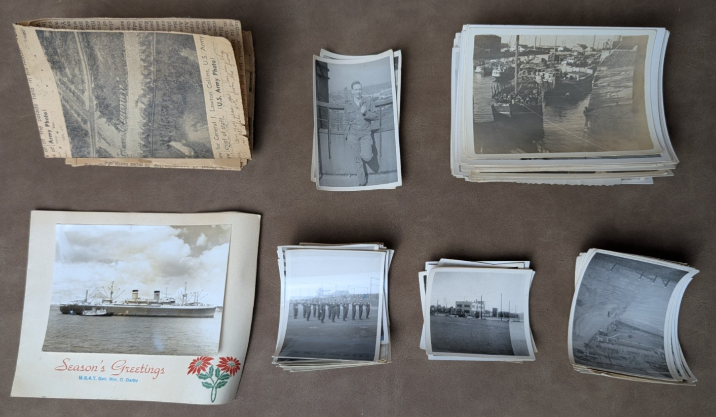 100 US Army Occupation Japan Photo Lot Yokohama 1949 Military Photos Ephemera