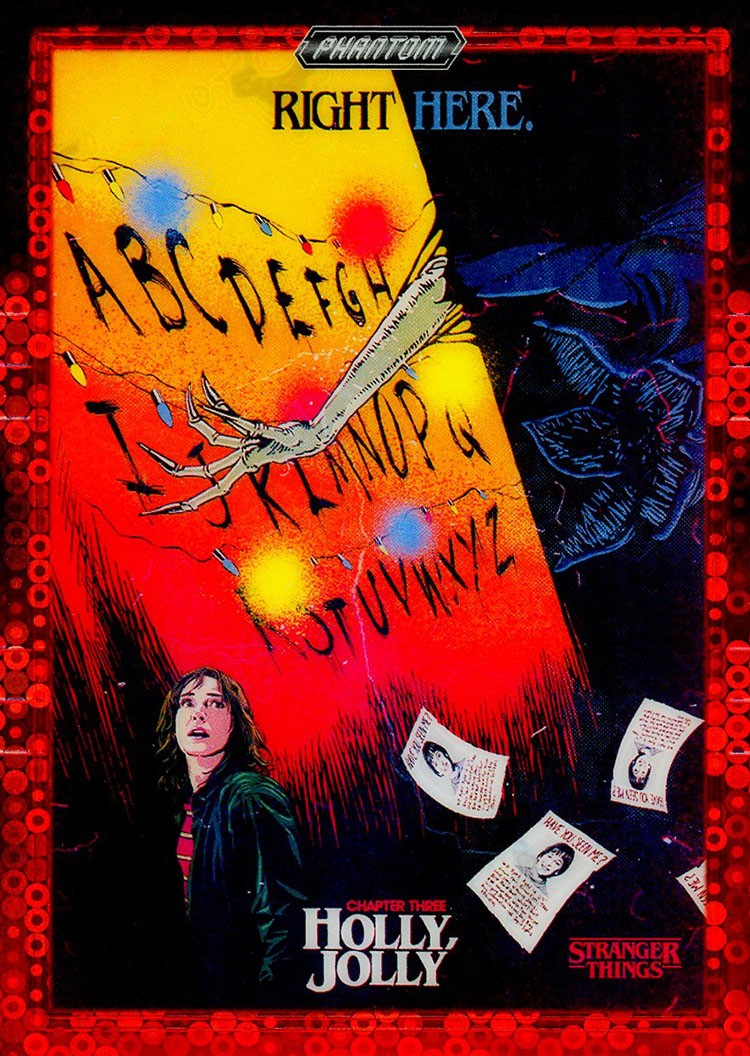 KAKAWOW STRANGER THINGS PHANTOM HOLLY JOLLY ARTIST SERIES CARD FA-03