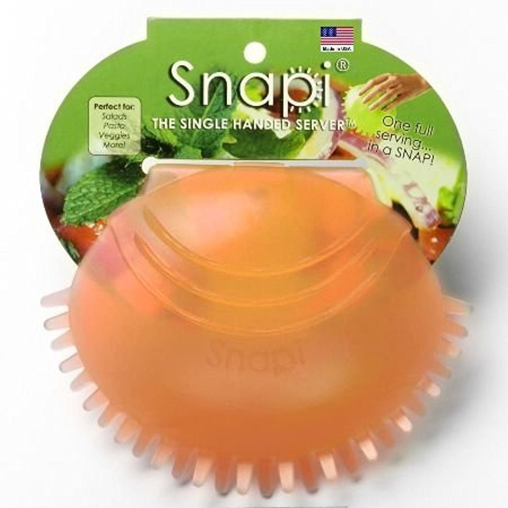 Snapi Single Handed Salad Server Kiwi Green Kitchen Serving Tool BPA Free
