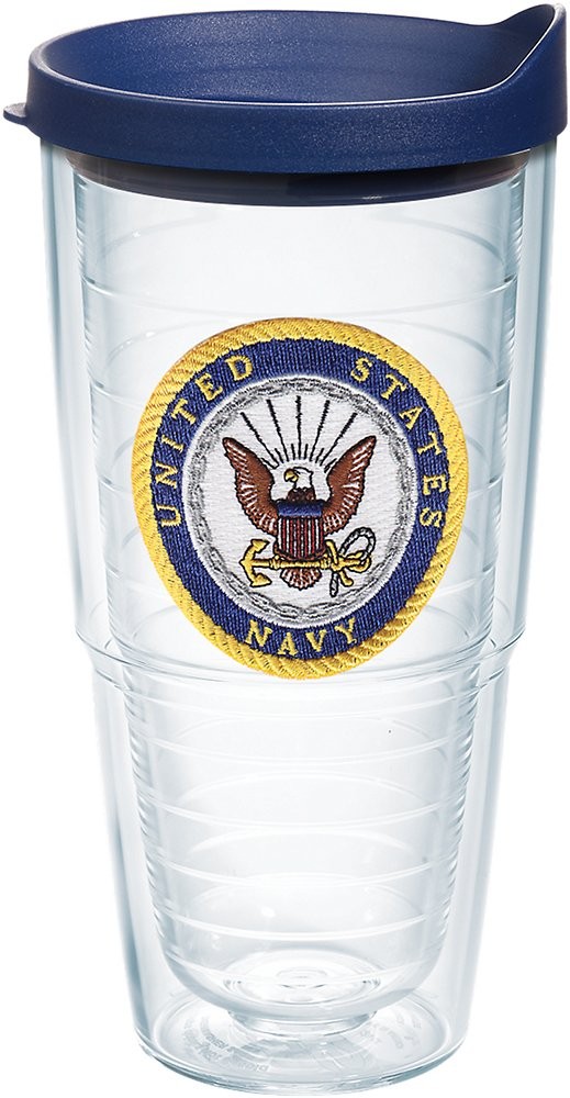 Tervis 24oz Navy Logo Classic Tumbler Made in USA