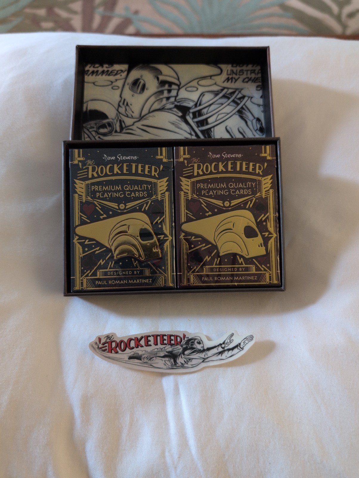 Ultra Rare Dave Stevens Rocketeer Playing Cards Set No. 059/250 New/Sealed 