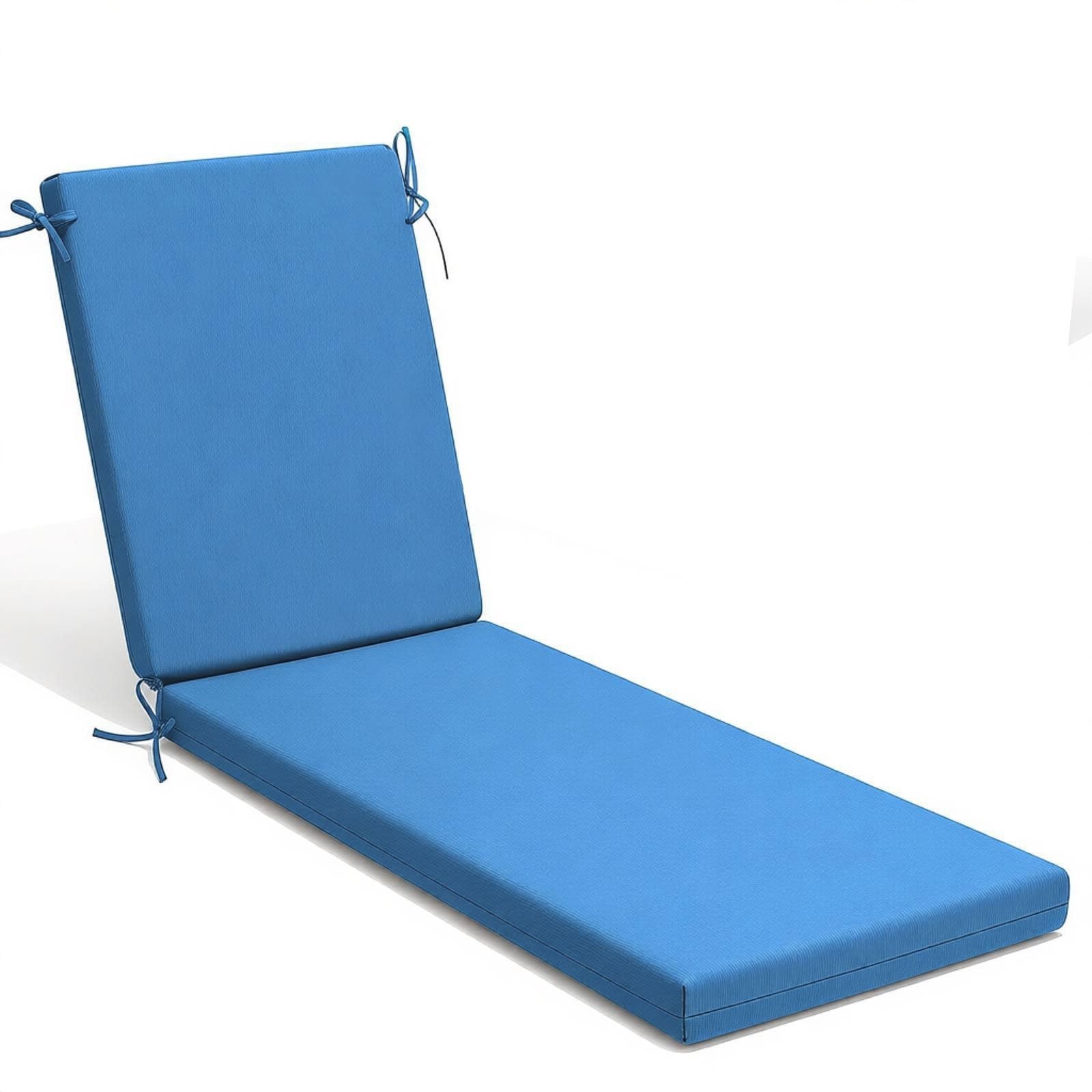 78 inch Chaise Lounge Cushion for Outdoor Furniture, Waterproof Fade Resistan...