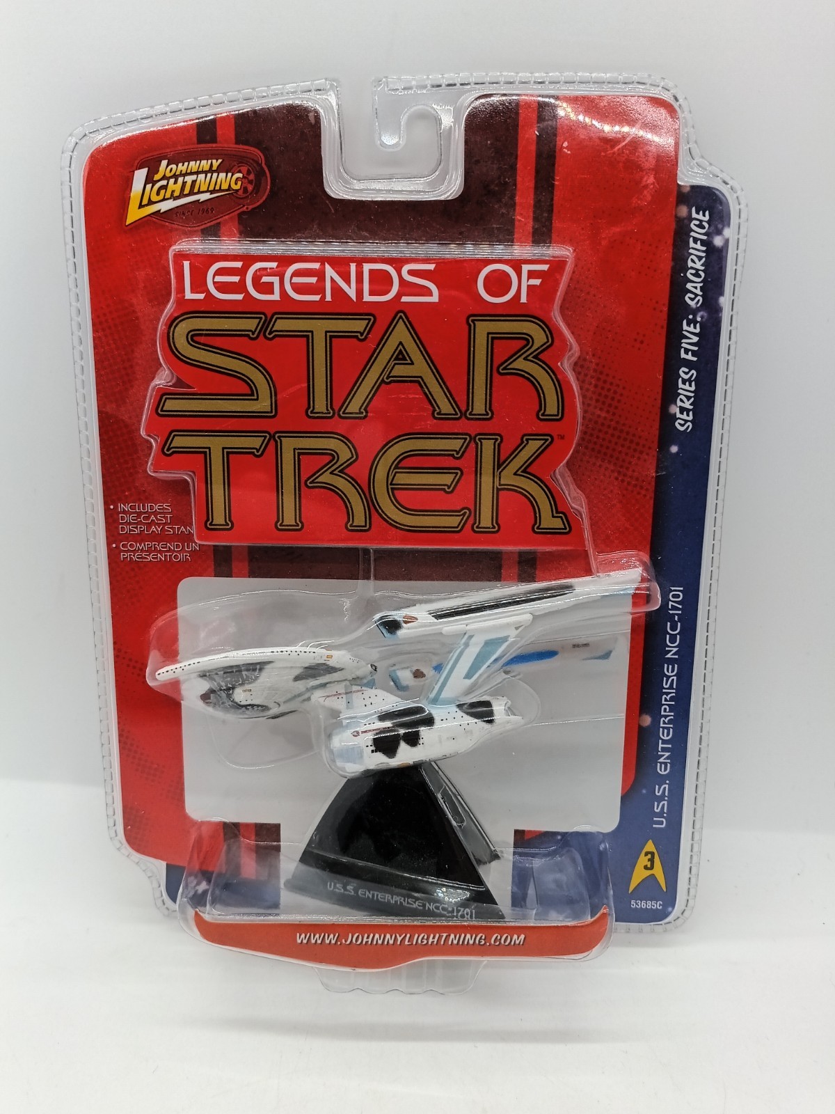 Johnny Lightning Legends Of Star Trek Sacrifice U.S.S. Enterprise NCC-1701 HTF Johnny Lightning Legends Of Star Trek Sacrifice U.S.S. Enterprise NCC-1701 HTF