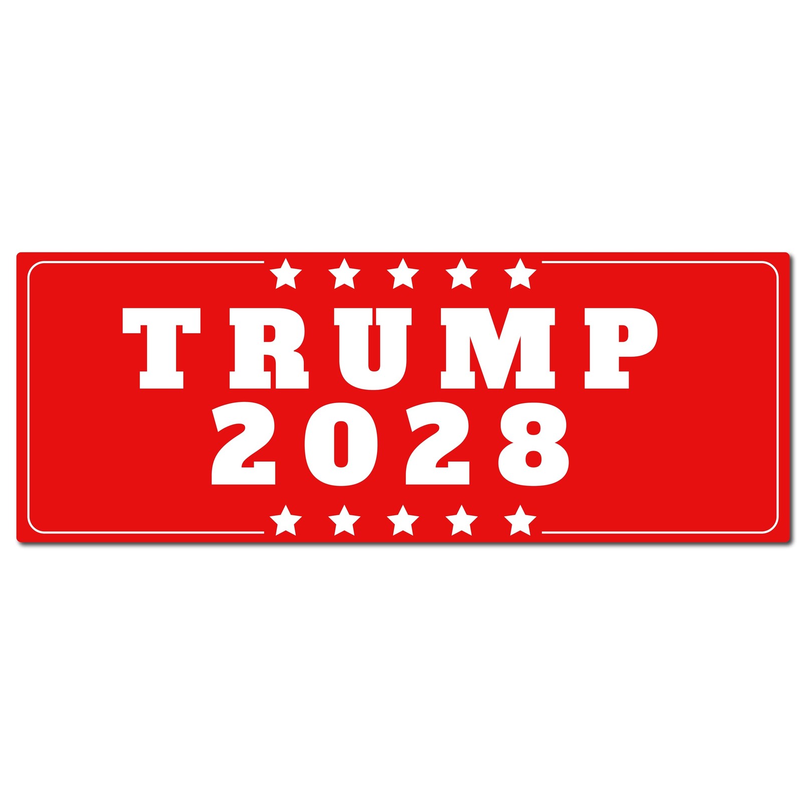 Magnet Me Up Trump 2028 Car Magnet, 3x8 Inches, Red Election 2028 Magnetic Decal Magnet Me Up Trump 2028 Car Magnet, 3x8 Inches, Red Election 2028 Magnetic Decal