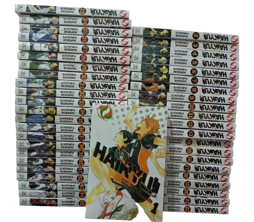 Haikyuu Complete Manga Collection Vol. 1-45 Full Set English Edition New