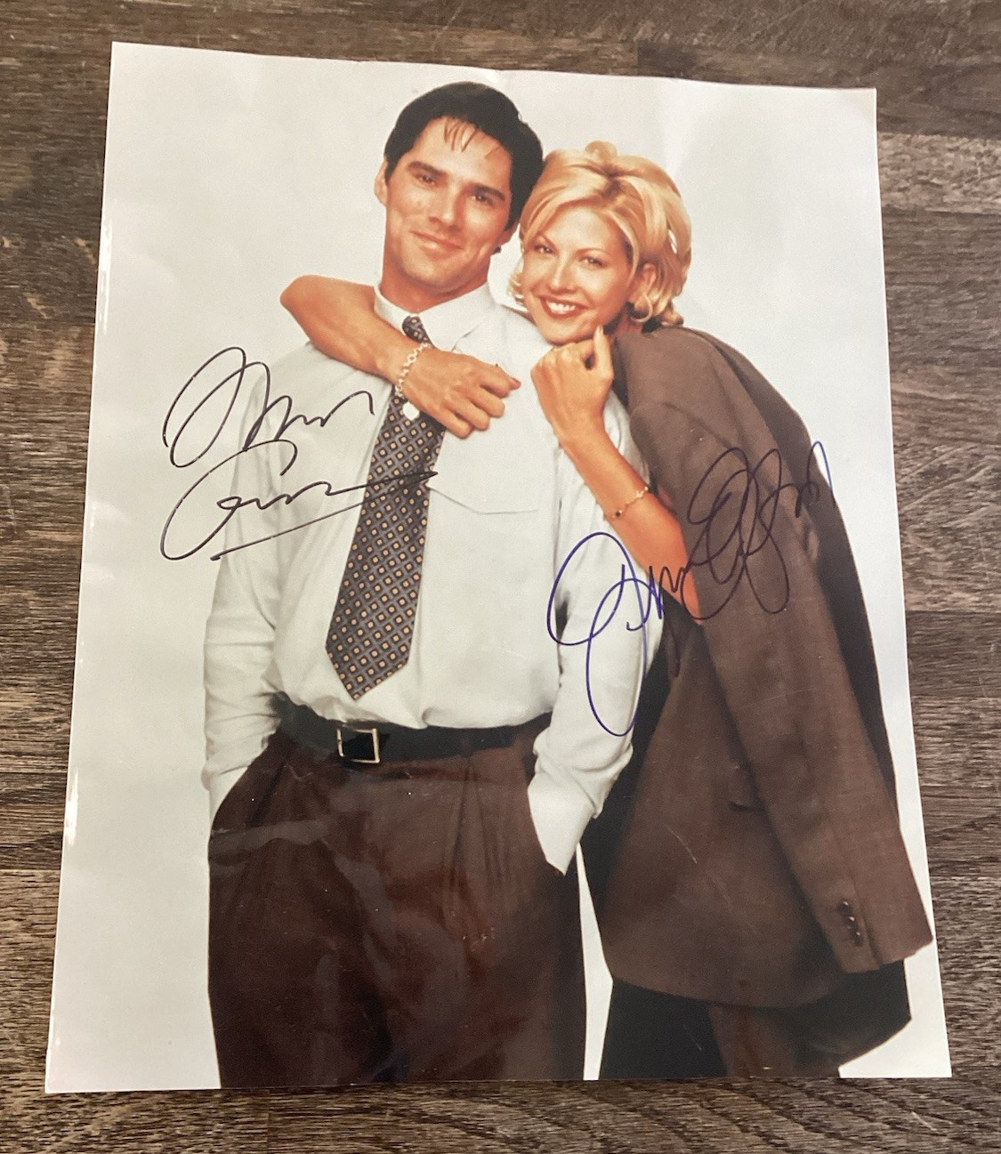Hand Signed JENNA ELFMAN & THOMAS GIBSON DHARMA & GREG 8x10” Photo Autograph Hand Signed JENNA ELFMAN & THOMAS GIBSON DHARMA & GREG 8x10” Photo Autograph