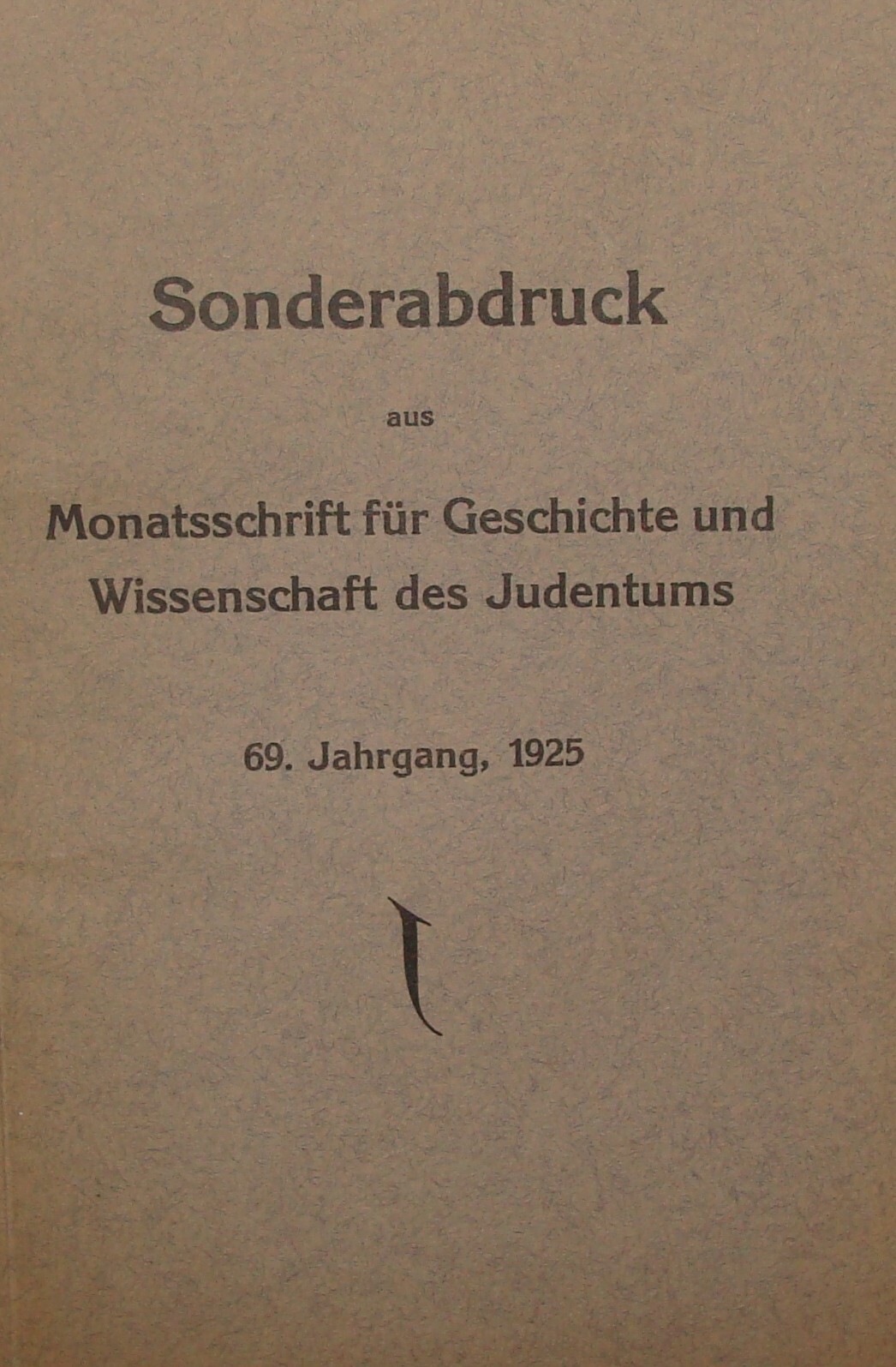 Jewish Judaica 1925 German Germany Judaism History Science Booklet HEINEMANN