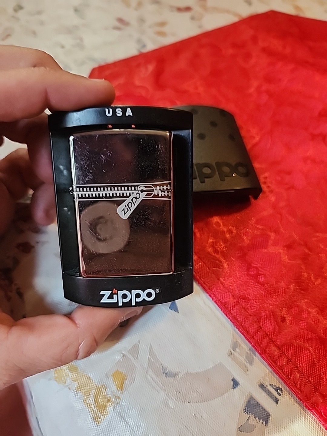 ZIPPO 2011 ZIPPED ZIPPER MIDNIGHT CHROME LIGHTER SEALED ZIPPO 2011 ZIPPED ZIPPER MIDNIGHT CHROME LIGHTER SEALED