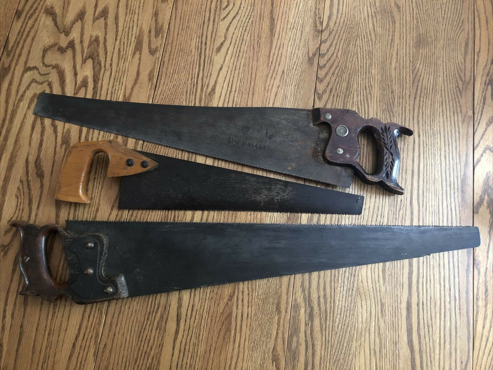 Hand Saws incl. 1 Disston Keystone K-3 Pacemaker 20\