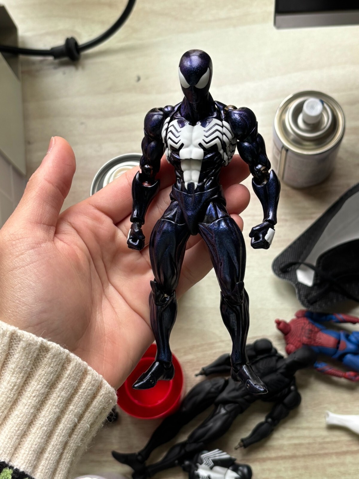 custom 1/12 spiderman  venom