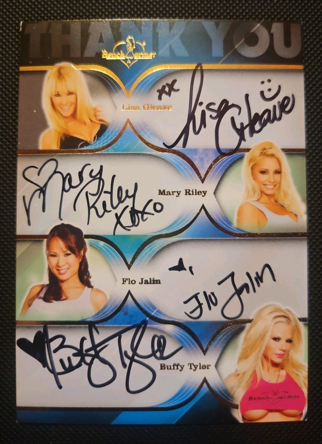 2008 Bench Warmer Lisa Gleave Mary Riley Flo Jalin Buffy Tyler Thank You Auto