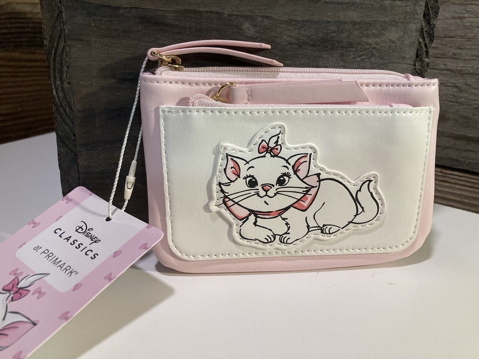 Primark Disney “Marie Aristocats” Zip Coin Purse Light Pink/White NWT Primark Disney “Marie Aristocats” Zip Coin Purse Light Pink/White NWT