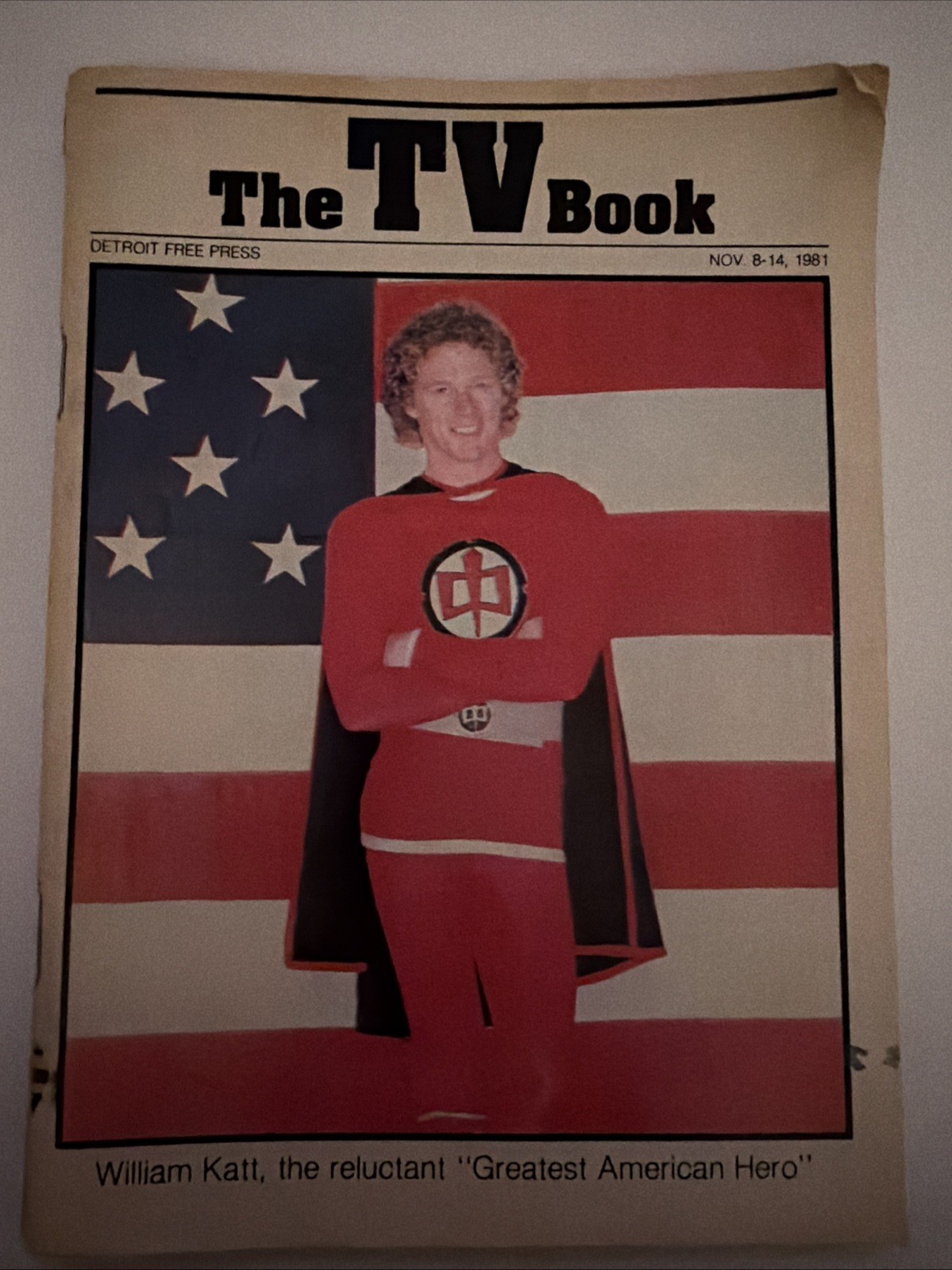 November 8-14, 1981 Detroit Free Press TV Book “Greatest American Hero”