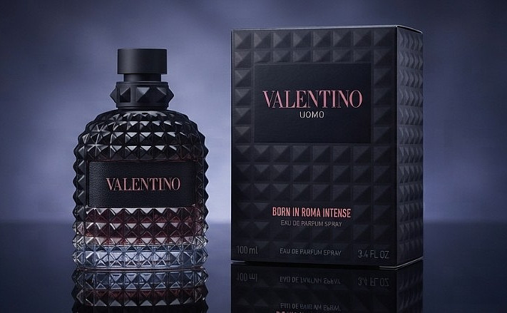 VALENTINO UOMO BORN IN ROMA INTENSE EAU DE PARFUM SPRAY 3.4 Oz / 100 ml New Seal