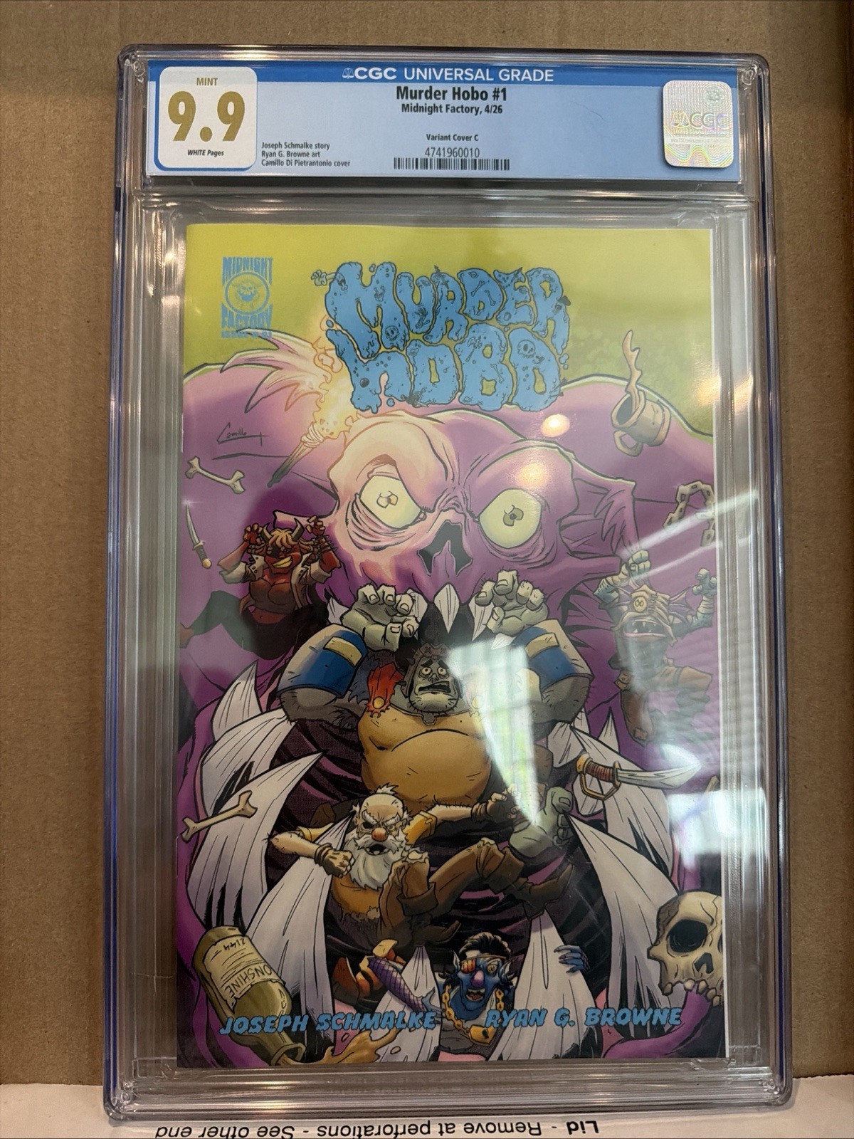 Murder Hobo #1 CGC 9.9 1:10 Pietrantonio Variant 1st Print Open Offers Murder Hobo #1 CGC 9.9 1:10 Pietrantonio Variant 1st Print Open Offers