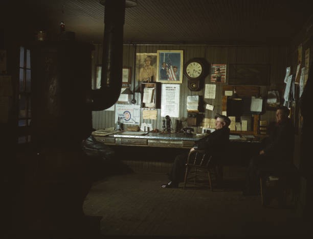 The yardmaster\'s office at receiving yard North Proviso C & NW RR - Old Photo