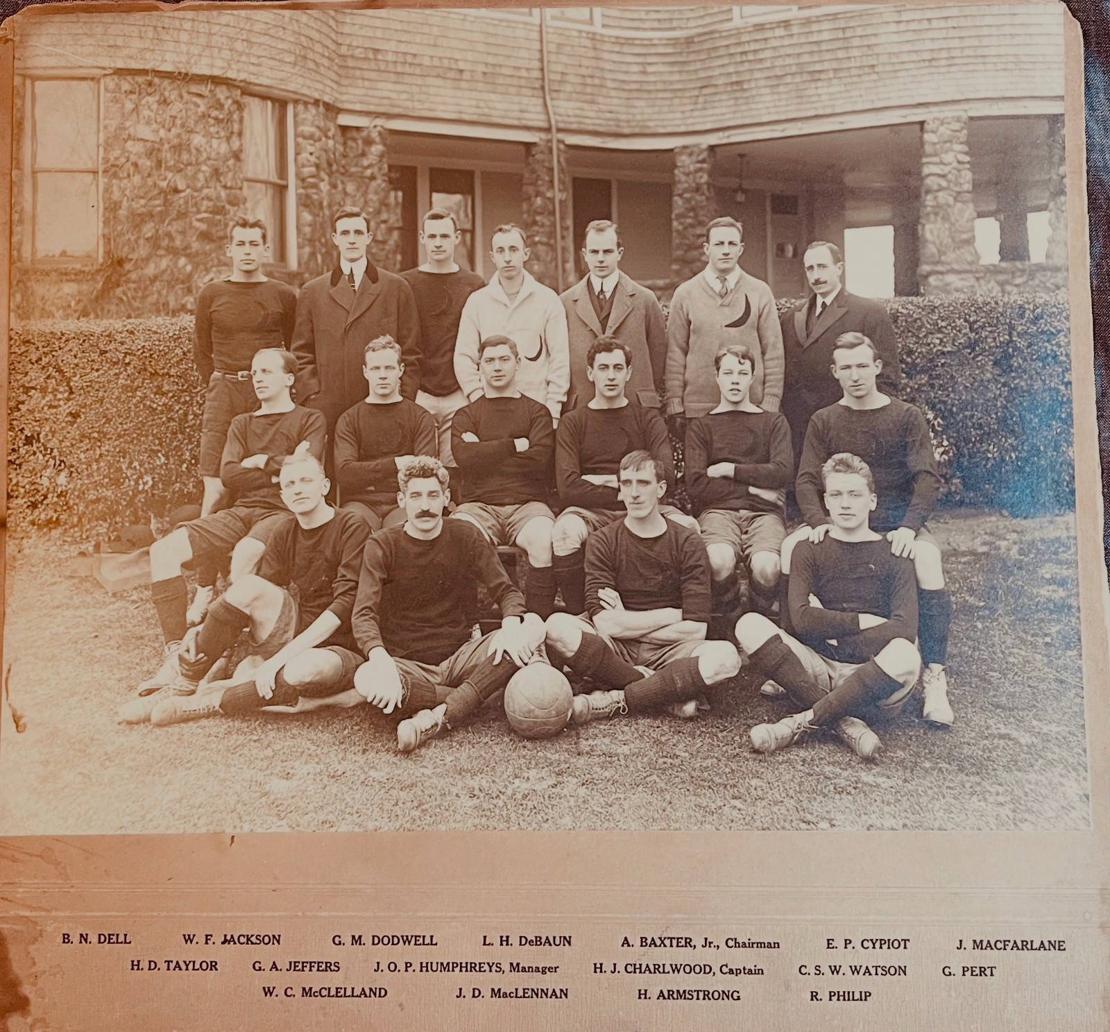Vintage photo - Crescent Athletic soccer, Brooklyn, NY - 1913 - Gay interest