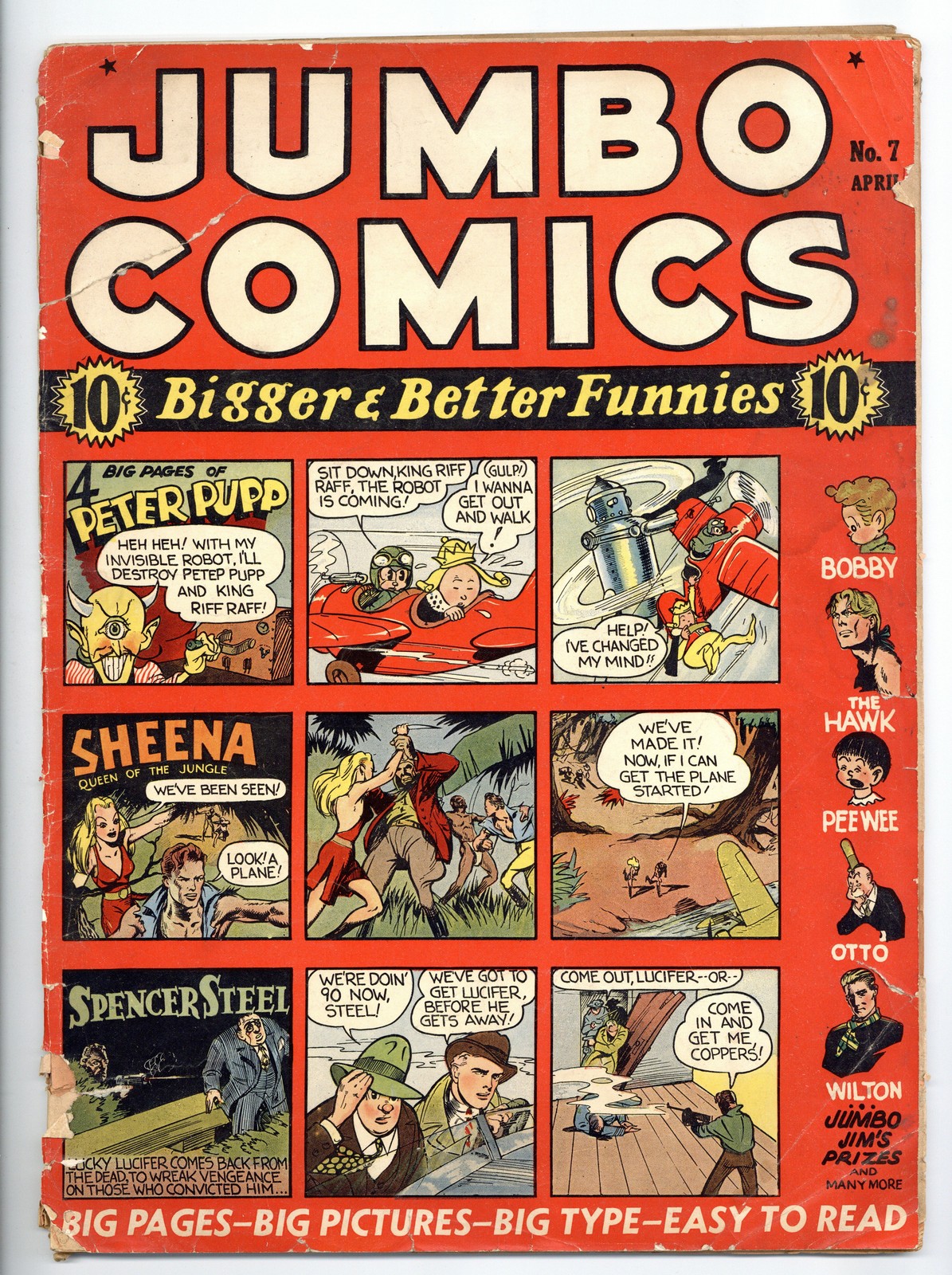 Jumbo Comics #7 FR 1939