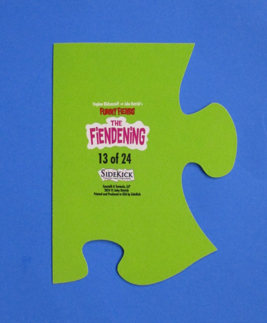 2024 FUNNY FIENDS 2ND SERIES THE FIENDING GREEN BACK PUZZLE SINGLES**PICK #