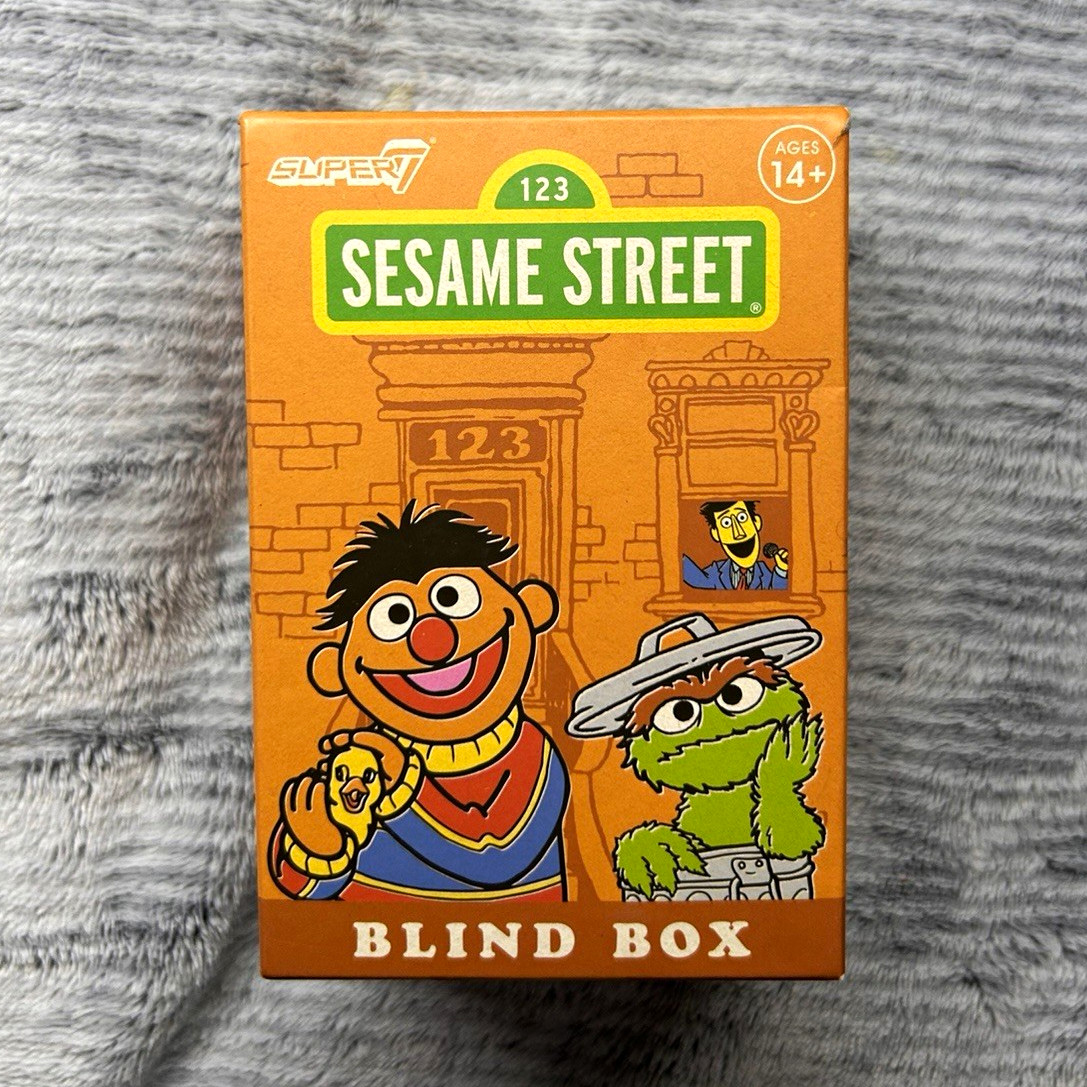 Super7 ReAction Figures Sesame Street Blind Pack 2025 new 3.75 blind box