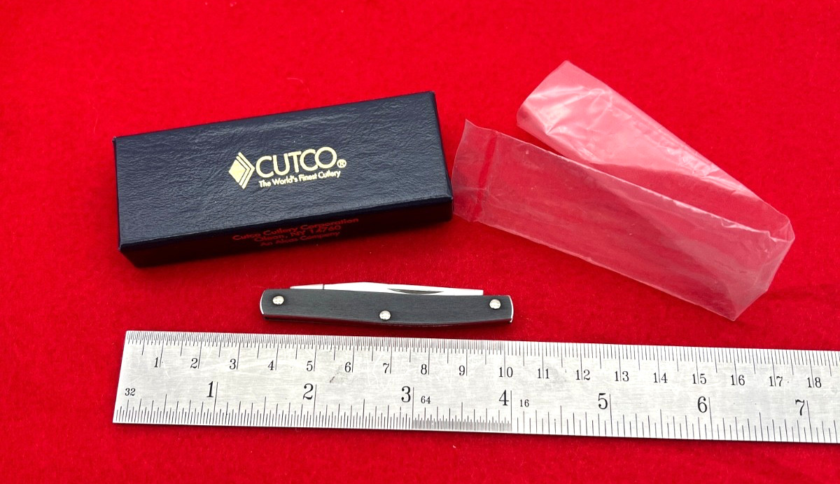 Vintage NEW CUTCO Rare 2 Blade 1885 Folding Knife 2.5