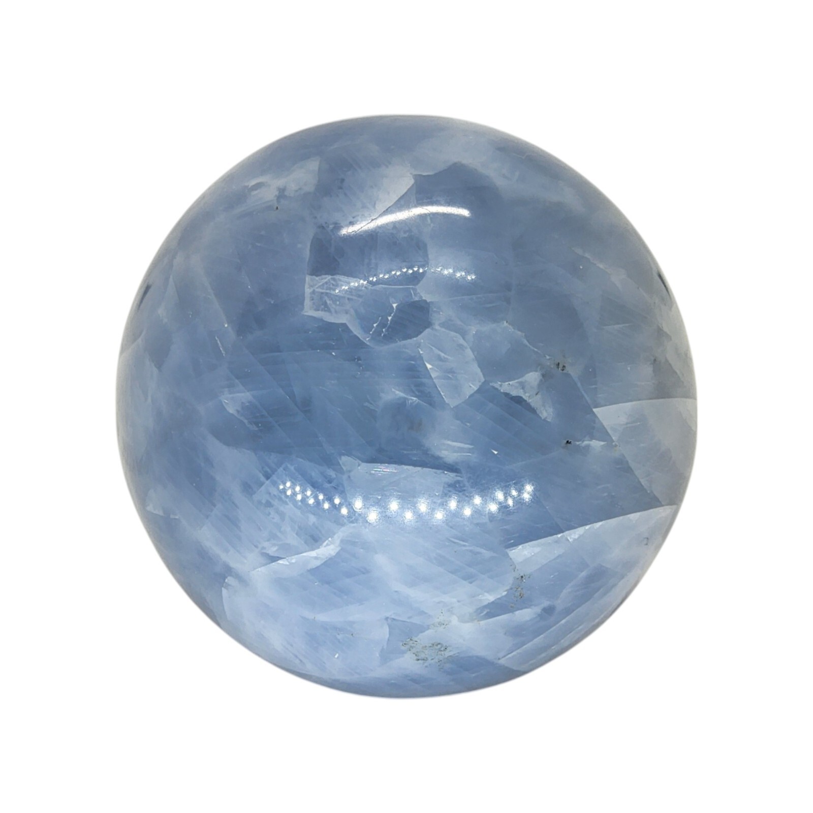 Calcite, 2 1/8 inch, sphere, display specimen, #R-6596 Calcite, 2 1/8 inch, sphere, display specimen, #R-6596