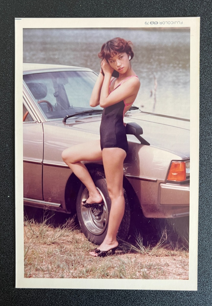 Vintage Photo 1970s, Japanese swimsuit lady woman, 21394