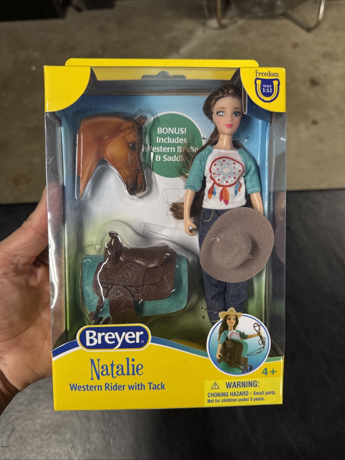 Breyer 62025 Natalie Cowgirl rider Classics 1:12 scale fully poseable doll horse