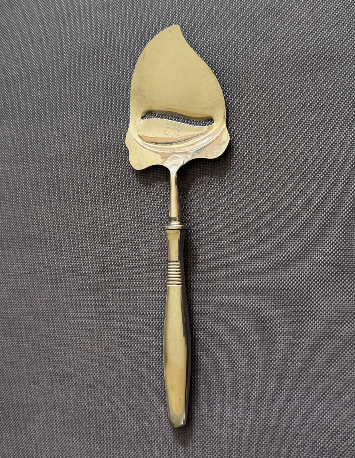 VTG SPAR Denmark Stainless Rustri Cheese Plane/Dessert Slicer Server Pat. 64416