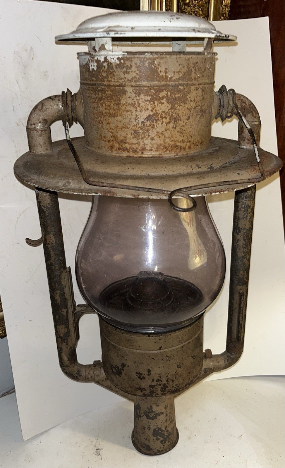 Antique Dietz No. 3 Pioneer Street Lantern Lamp
